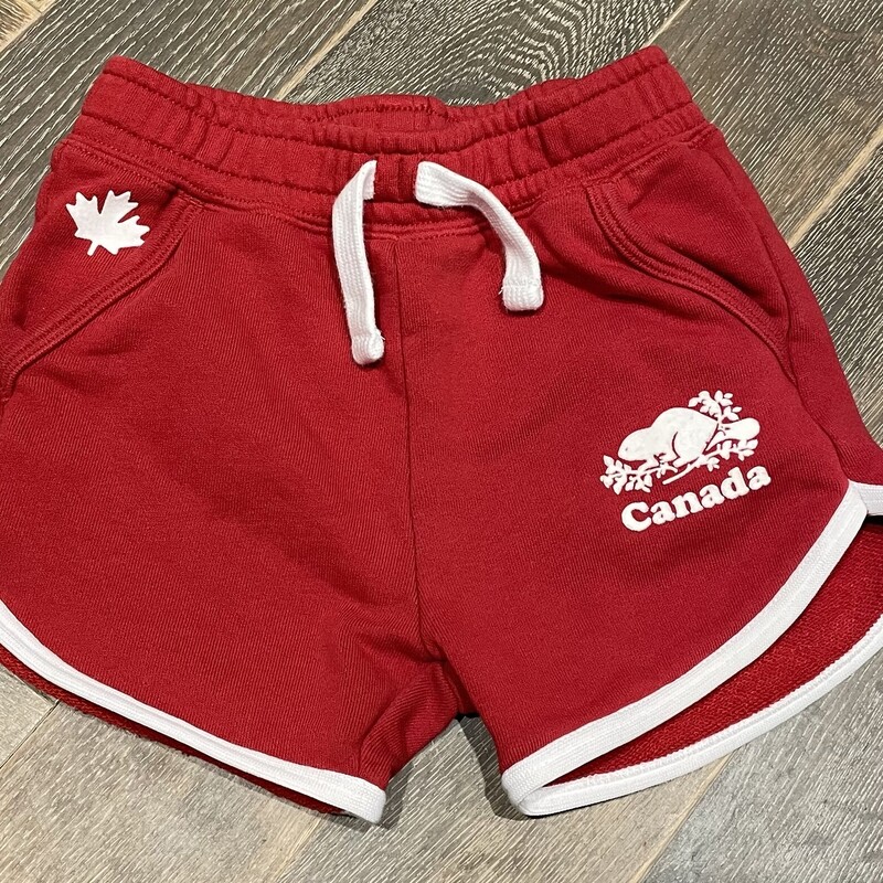 Roots Shorts, red, Size: 4Y