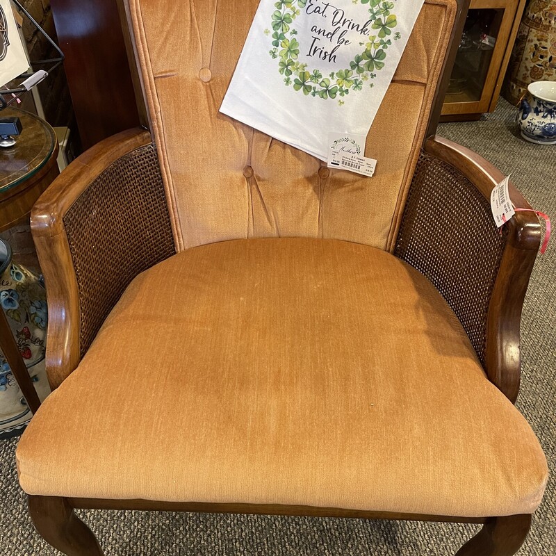 Upholstered Chair/cane Si