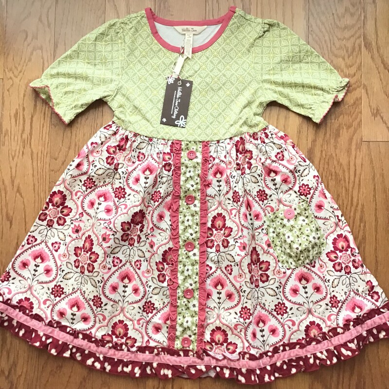 Matilda Jane Dress NEW, Green, Size: 6

brand new with tag!

ALL ONLINE SALES ARE FINAL.
NO RETURNS
REFUNDS
OR EXCHANGES

PLEASE ALLOW AT LEAST 1 WEEK FOR SHIPMENT. THANK YOU FOR SHOPPING SMALL!