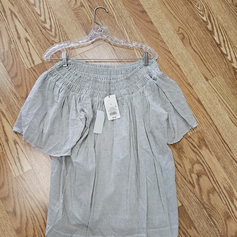 NEW A NEW DAY SHIRT, GREY, Size: LARGE