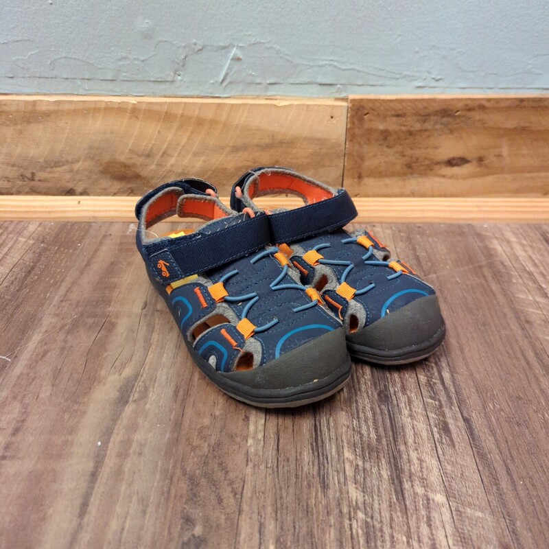Kai Sandals, Navy, Size: Shoes 12