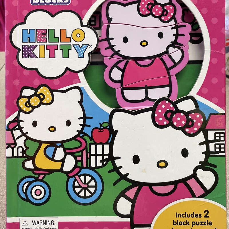 Book & Blocks Hello Kitty, Multi, Size: 3Y+
Used