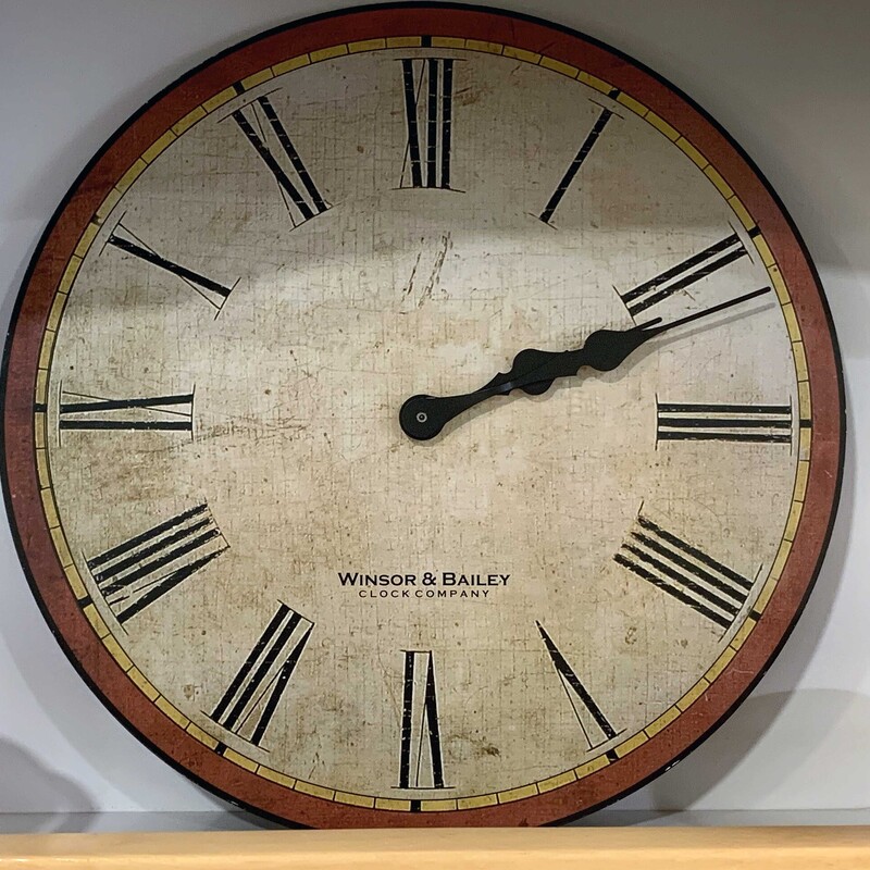 Winsor Bailey Wall Clock
14 In Round
