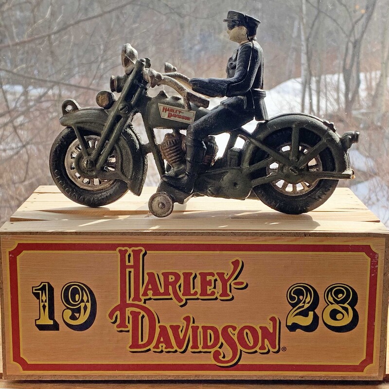 Cast Iron Harley Davidson Replica of 1928 Toy
