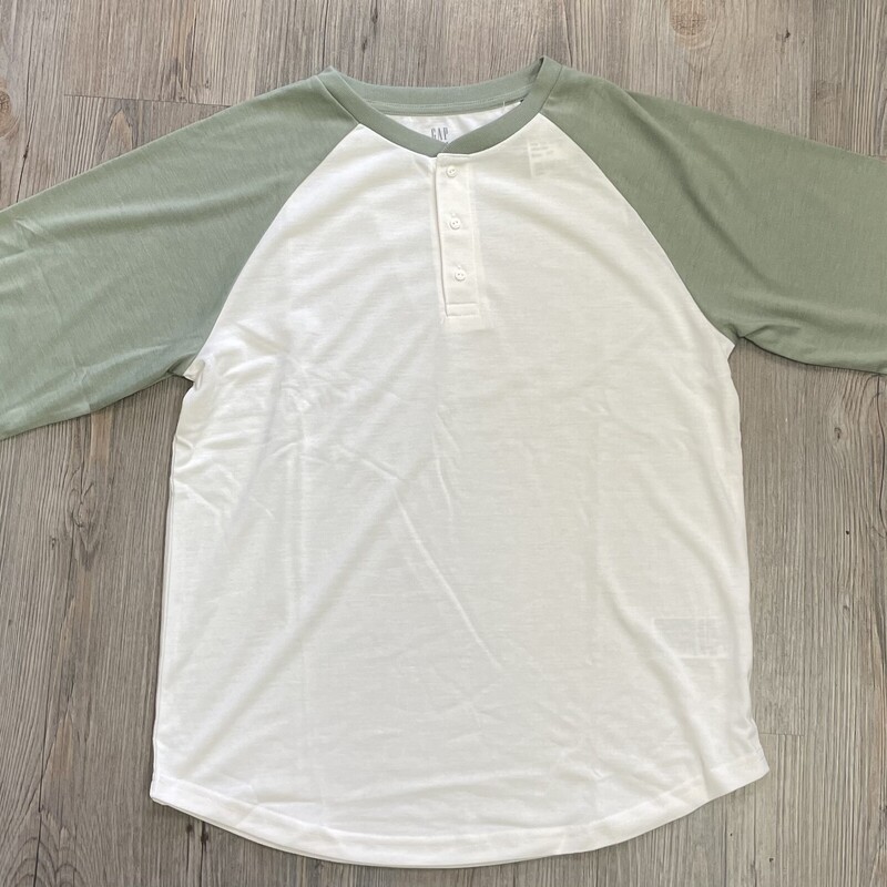Gap Tee 3/4 Sleeves, Offwhite, Size: 14Y
New With Tag