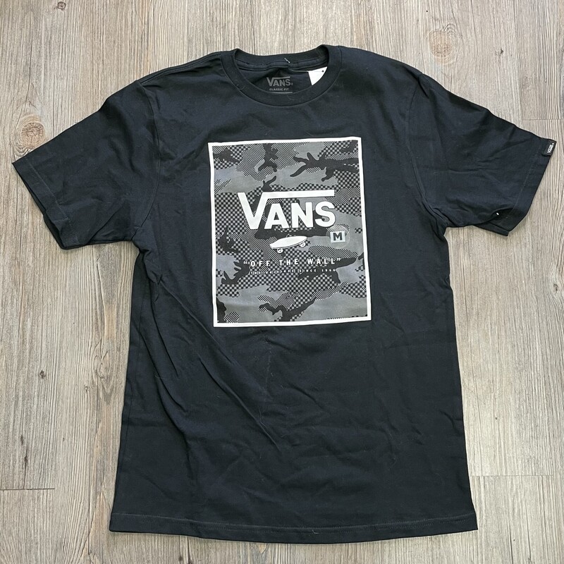 Vans Tee , Black, Size:10- 12Y
NEW
