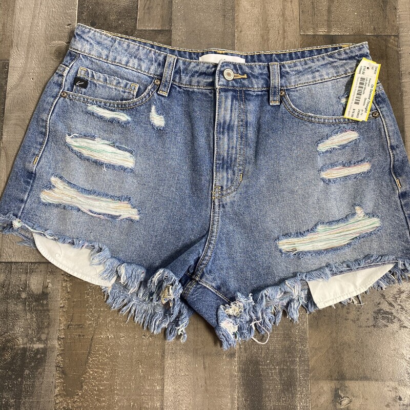 Ladies Distressed Shorts