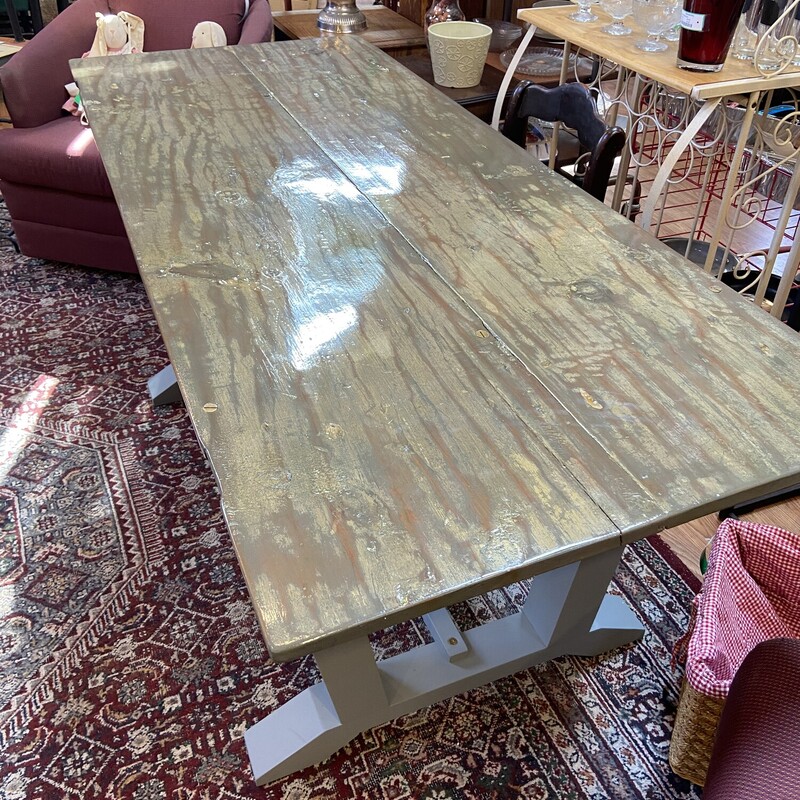 Ant. Shed Door Table

Lovely - a must see! SparVarnish finish

Size: 71x30x29