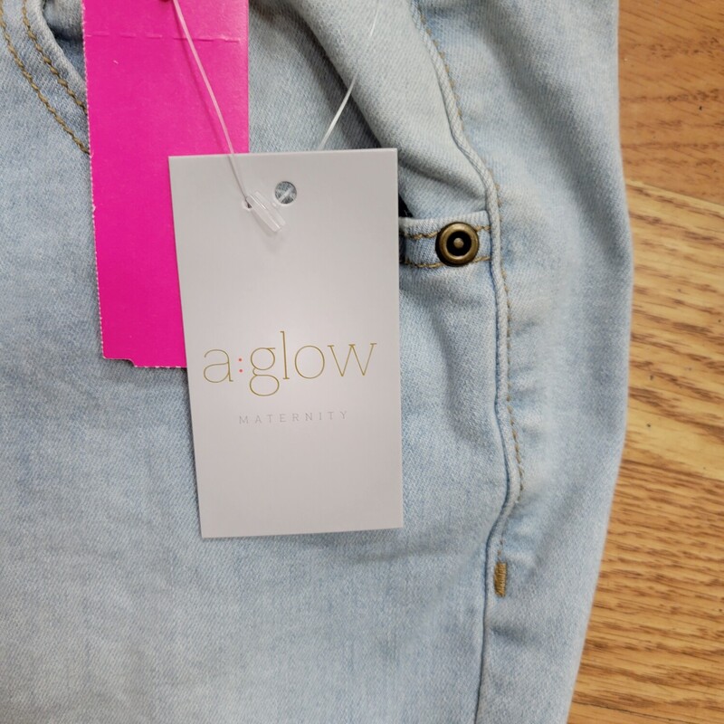 NEW A:GLOW SHORTS, DENIM, Size: 12
