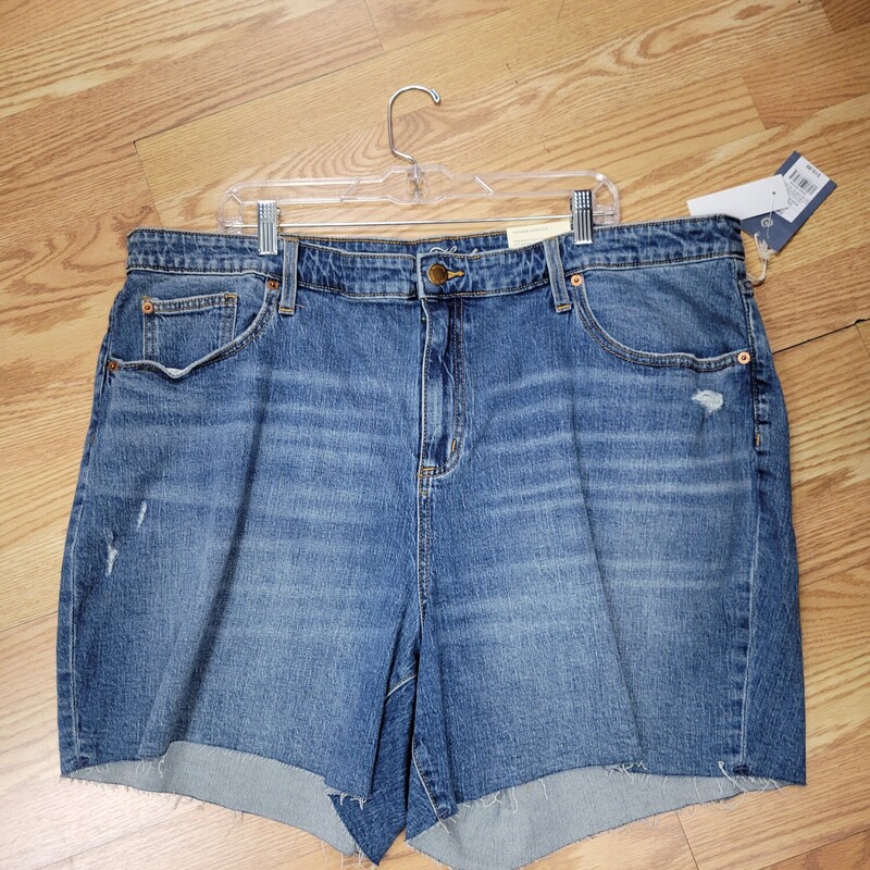 NEW UNIVERSAL THREAD SHOR, DENIM, Size: 24W