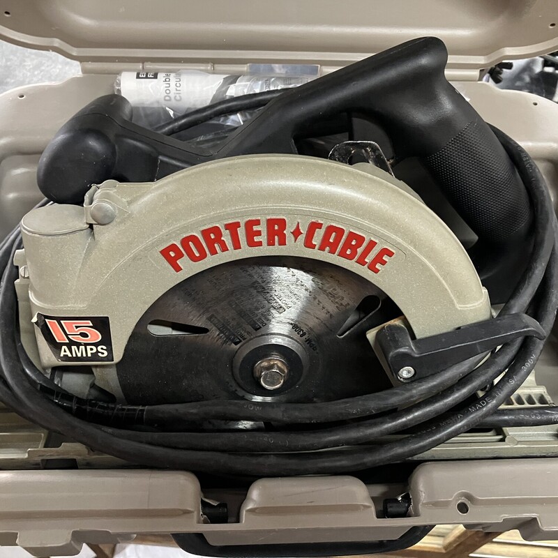 Circular Saw, Porter Cable Size: 7-1/4in
model 743

15amp