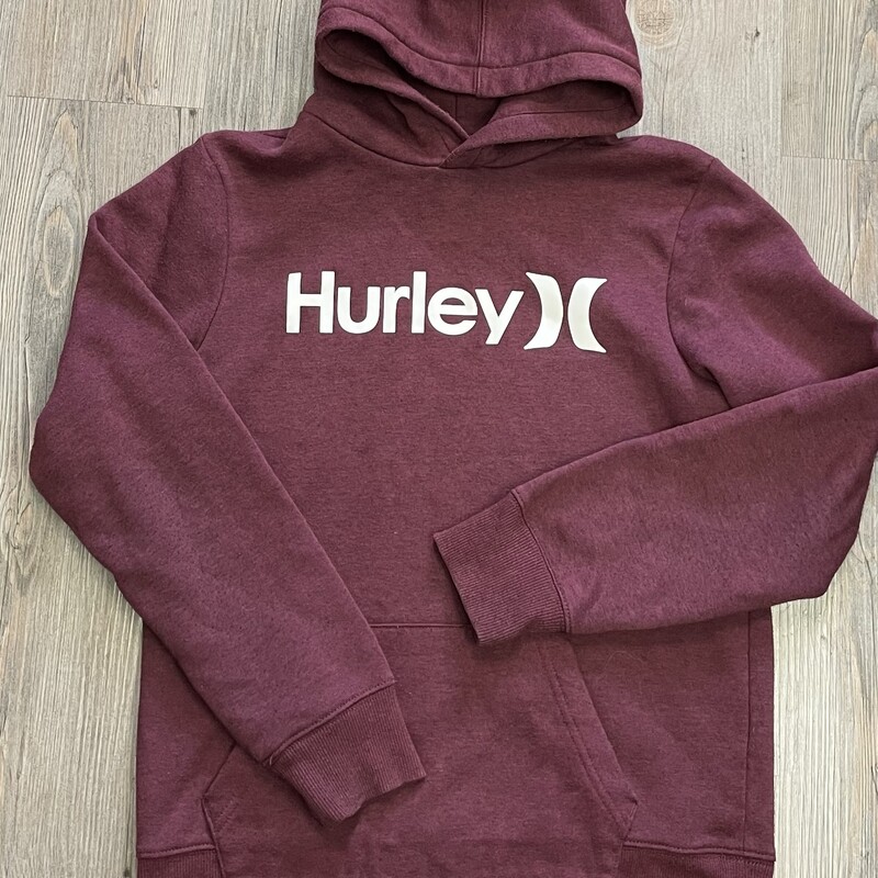 Hurley Pullover Hoodie, Maroon, Size: 14-16Y
