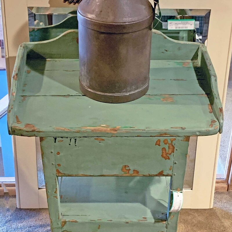 Shabby Green Two Tier Cottage Side Table
22.5 Wide x 16 Deep x 24 Tall