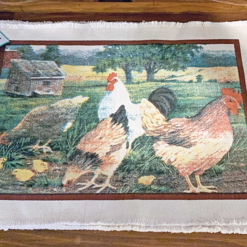 Four Chicken Placemats