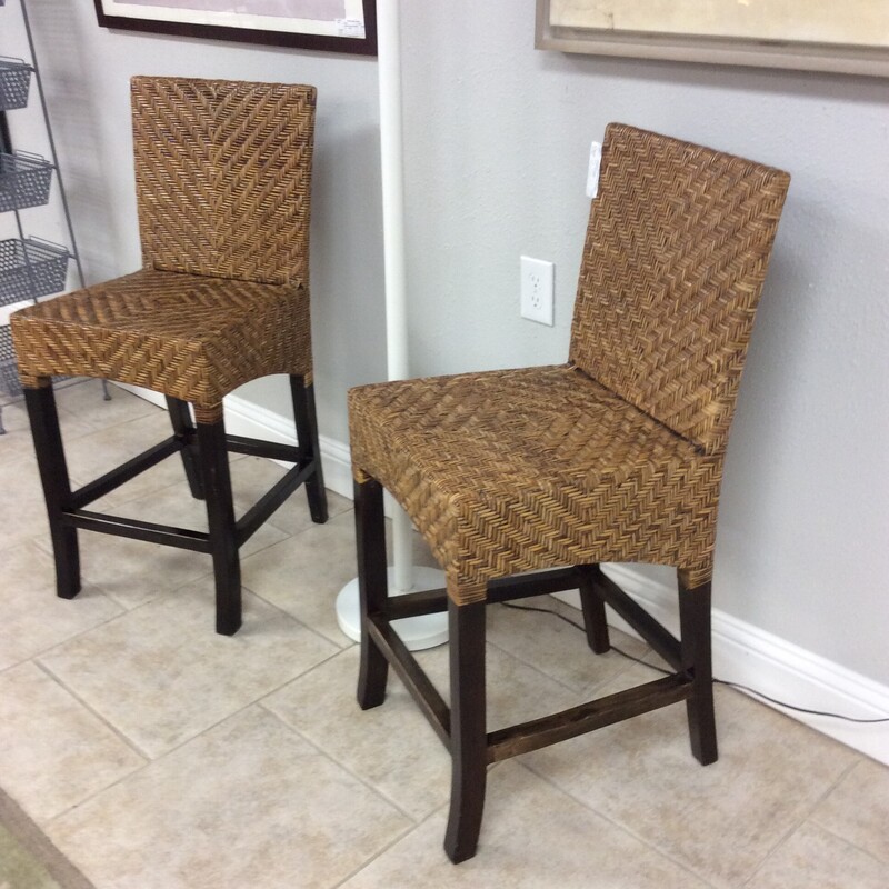 Pr Woven Chairs