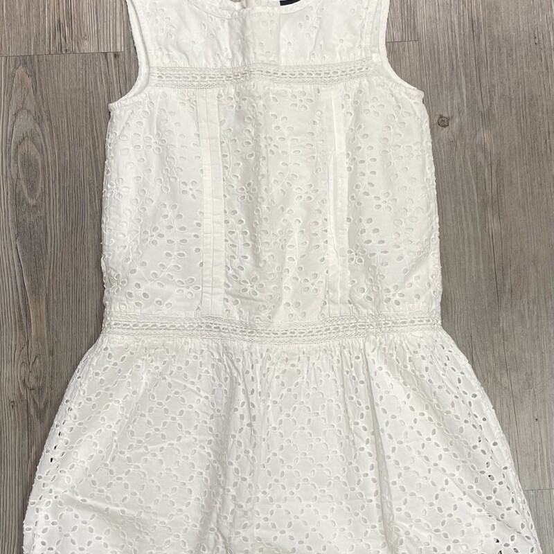 Gap Dress, White, Size: 8Y