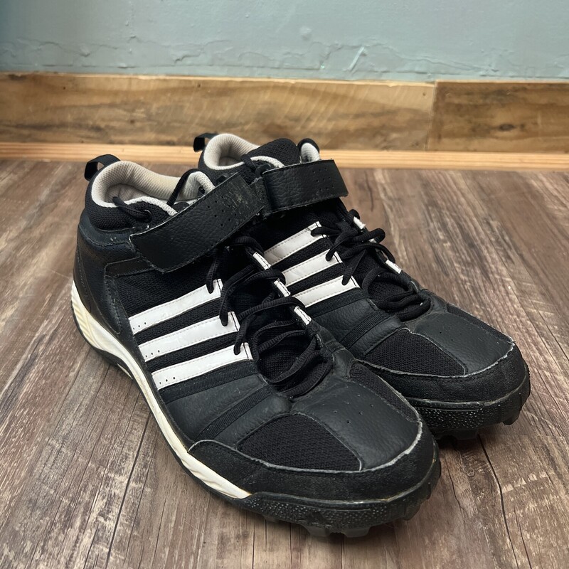 Baseball Cleat - Adidas, Black, Size: Shoes 11.5