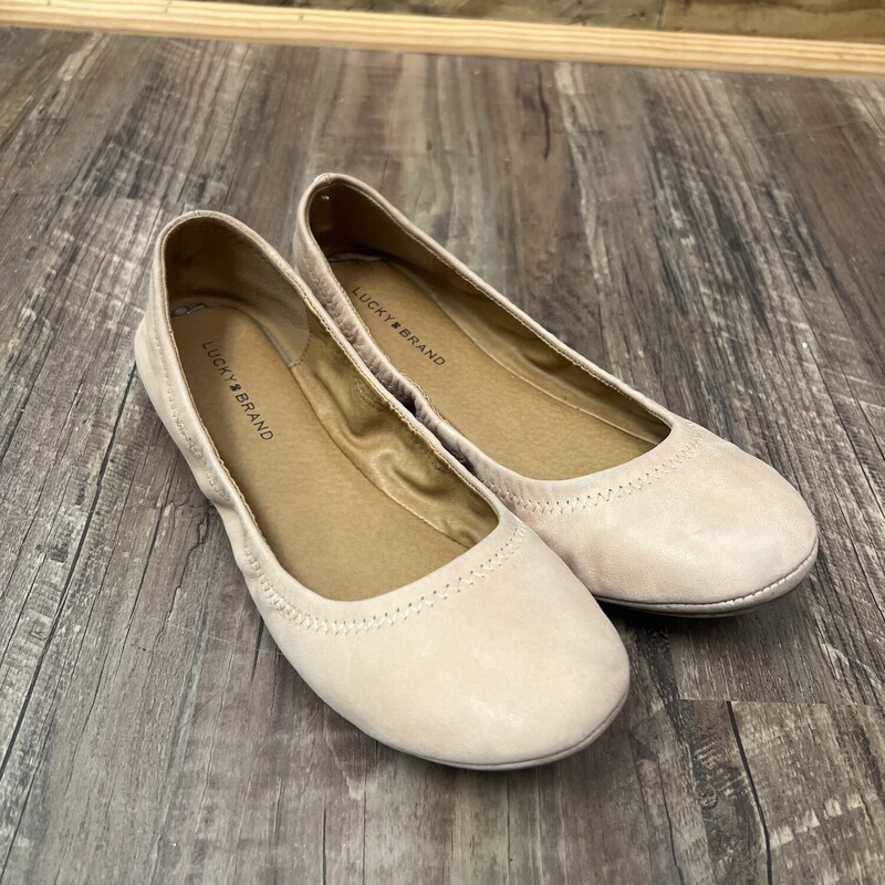 Lucky Brand Ballet Flats, Tan, Size: Shoes 7