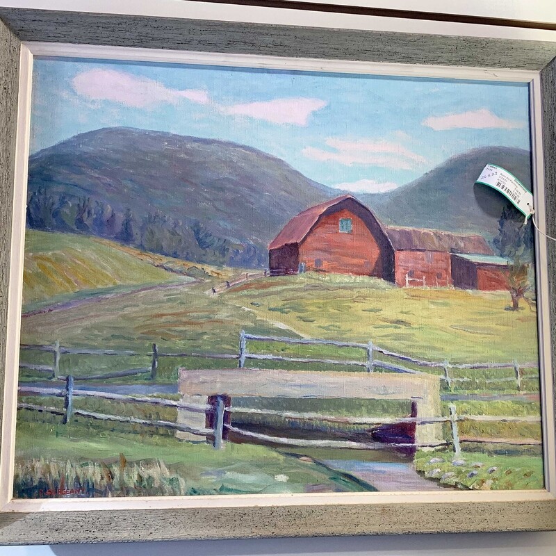 Barn Oil Painting