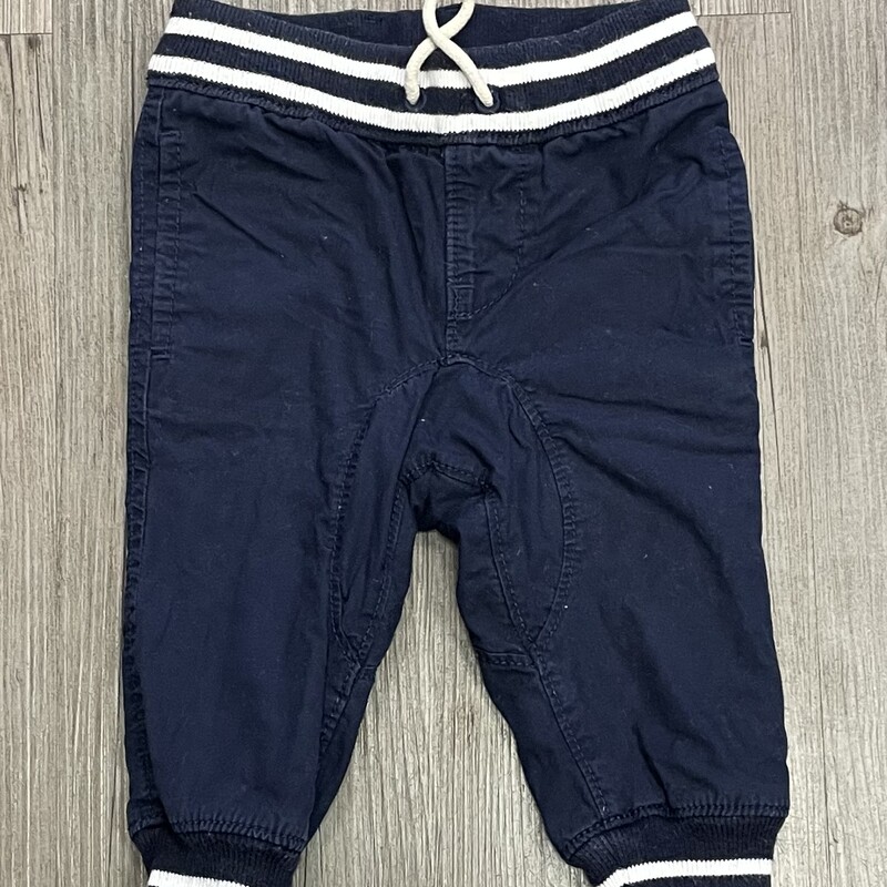 Baby Gap Lined Pants, Navy, Size: 6-12M