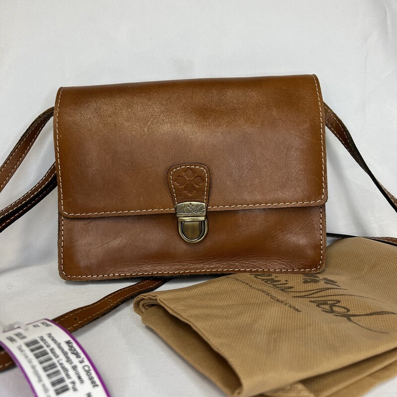 Patricia Nash Leather Pur, Brown, Size: None