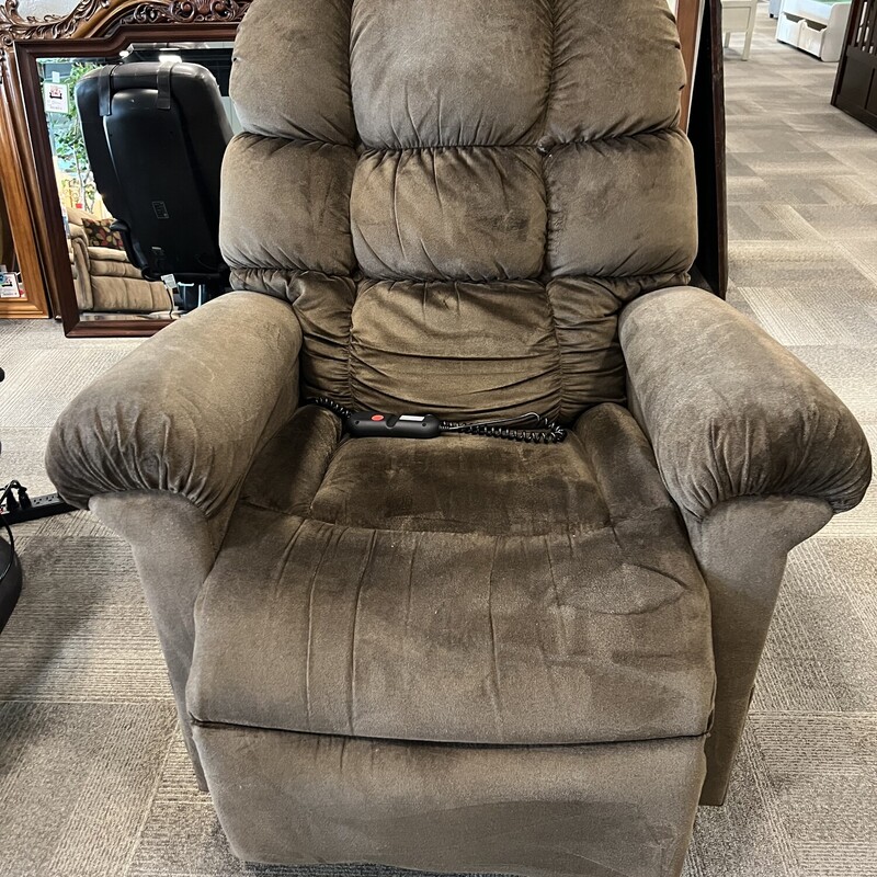 Brown Fabric Lift Chair