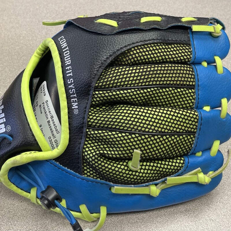 Franklin Baseball Gloves, Blue, Size: 9 Inch