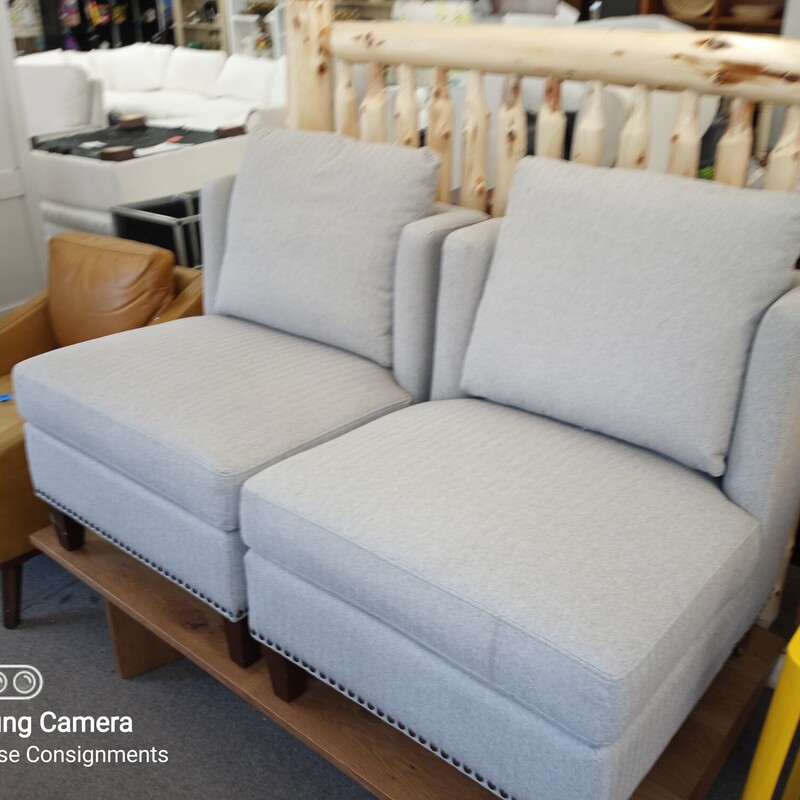 Gray Chair Nailhead Trim 1 of 2 in today! 3-20