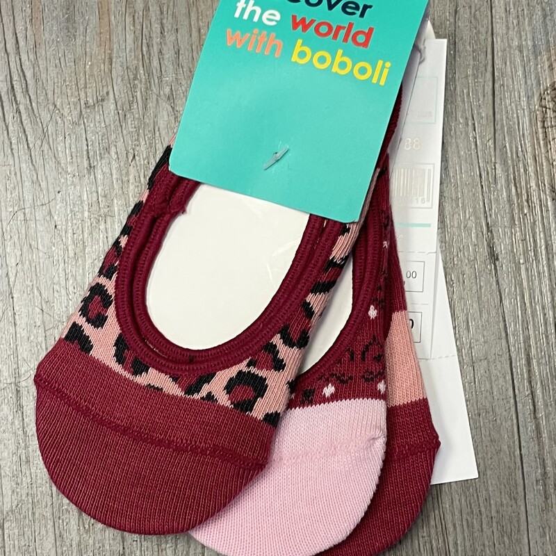 Boboli Sockettes - 3788, Cherry, Size: 8-10 Shoe Size
2 pairs