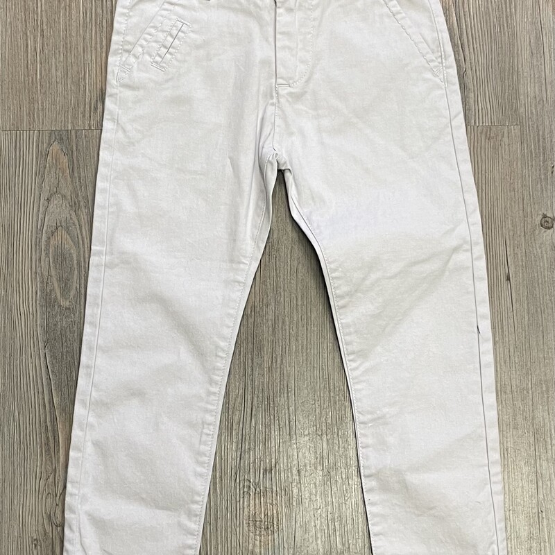 Boboli Cotton Pants-7351, Grey, Size: 4Y