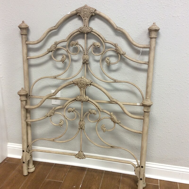 Twin Iron Bed With Rails