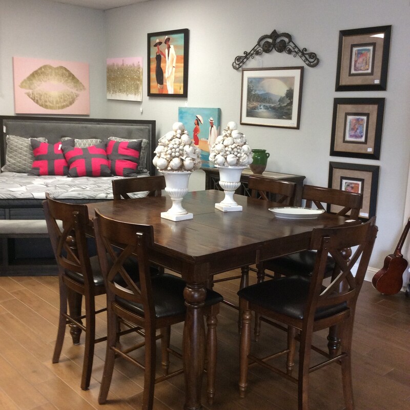 Counter Table/6Chairs Riverbridge Resale & Consignment