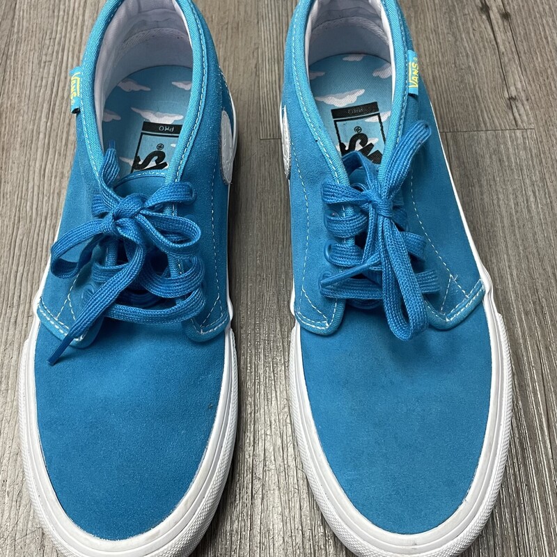 Vans Pro Skateboard Shoes, Blue, Size:
5Y Men
7Y Women