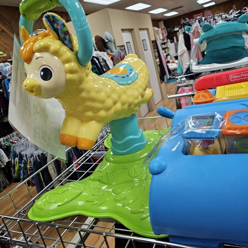 FISHER PRICE LLAMA, YELLOW<br />
<br />
NO SHIPPING