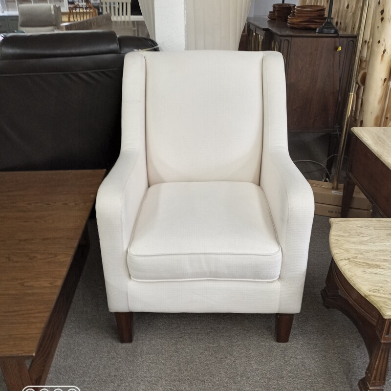 Off White Arm Chair,
