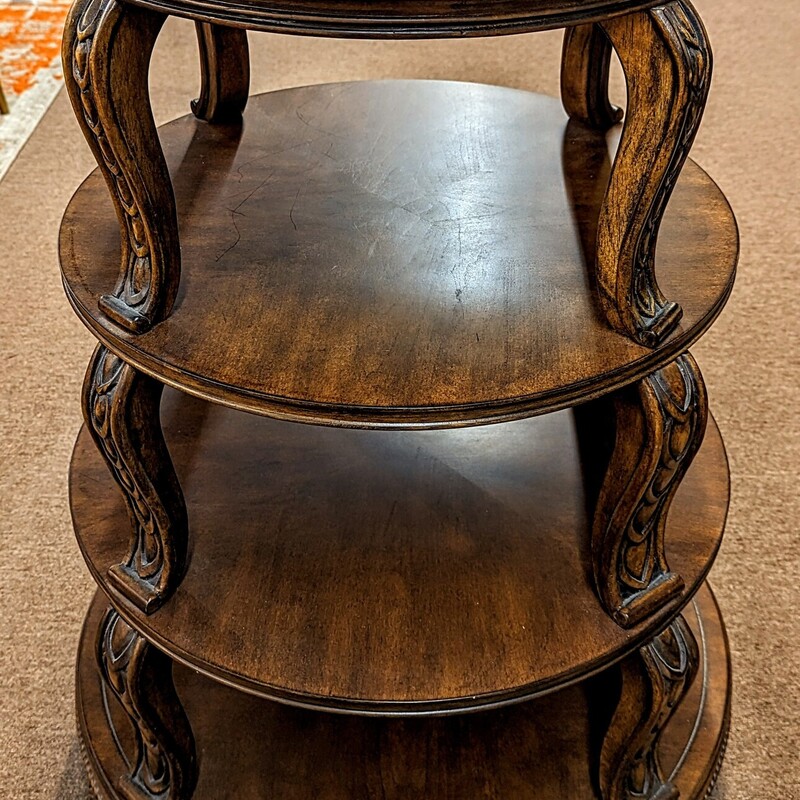 Round Tier Accent Table Consign Home Couture