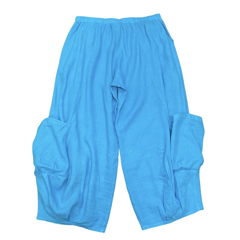New FOCUS Linen Pants<br />
Blue<br />
Size: XLarge