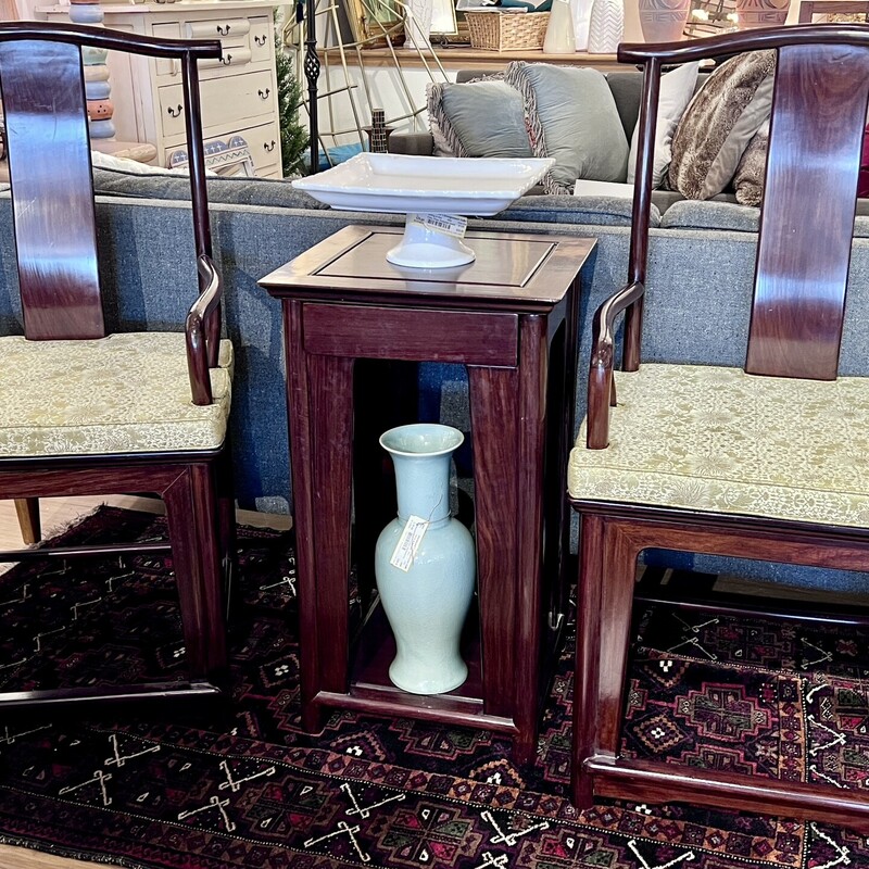 Chairs Asian Counter Height, Wood, Size: PAIR