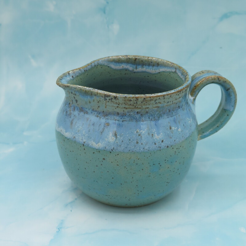 SM Pitcher/Creamer, Blues, Size: 3.5x4