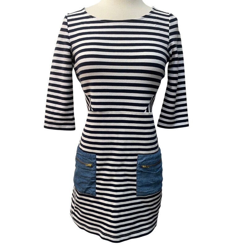 Anthropologie Striped Tabitha Marin Dress
Navy and White
Size: 2