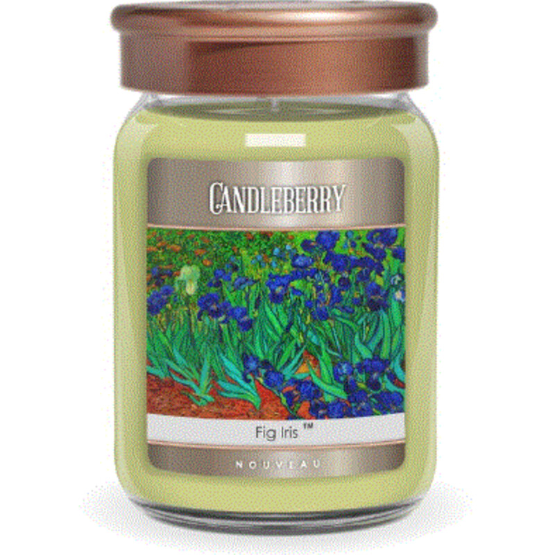 Nouveau Fig Iris Candleberry Candle
Green Bronze Size: 26oz/135-155hours
Exotic florals and bright fruits. A stand-out note of fig and midnight jasmine are wrapped in woods with soft, golden amber.
Scent Notes:
Top: Hyacinth, Wet Stone, Pomegranate
Middle: Mediterranean Fig, Palm Leaf, Ivy
Base: Golden Amber, Jasmine, Mahogany