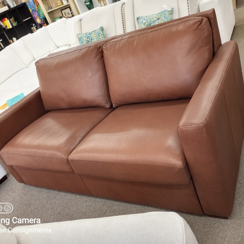 DWR Leather Sleep Sofa