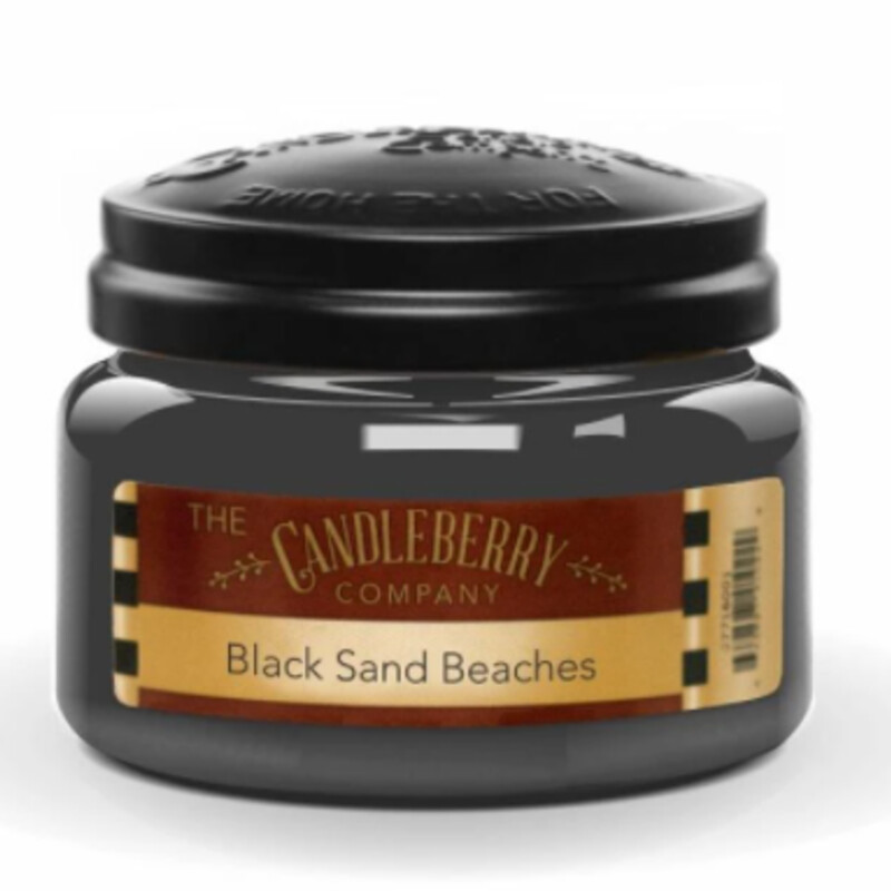 Black Sand Beaches Candleberry Candle
Black Size: 10oz/65hr
Enjoy this powerful fragrance in your home AND in your car as it takes your mind to the warm, sun-kissed winds of the island brushing across the expanse of the emerald waters, carrying the fragrance of tropical fruits and sugared citrus.