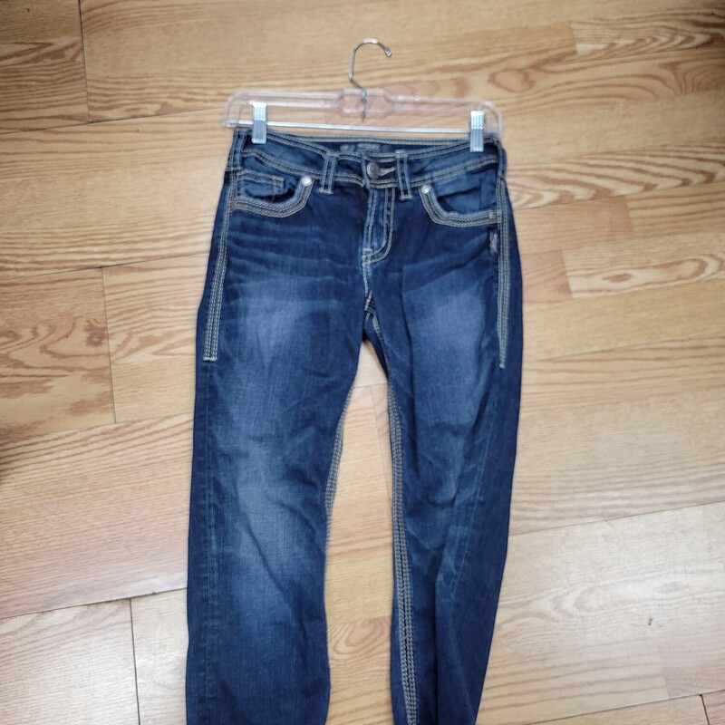 SILVER SUKI CAPRI, DENIM, Size: 26