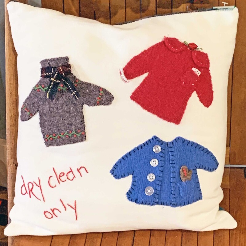 Handmade Dry Clean Only Pillow