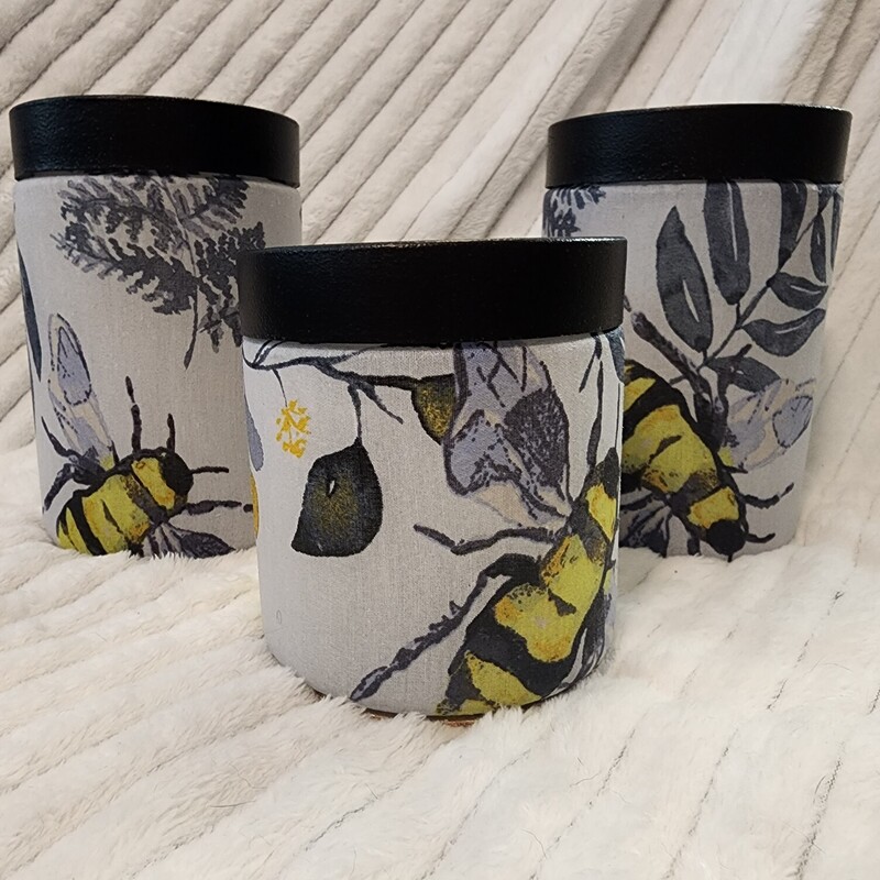 Floral Bee Canister Set (3)