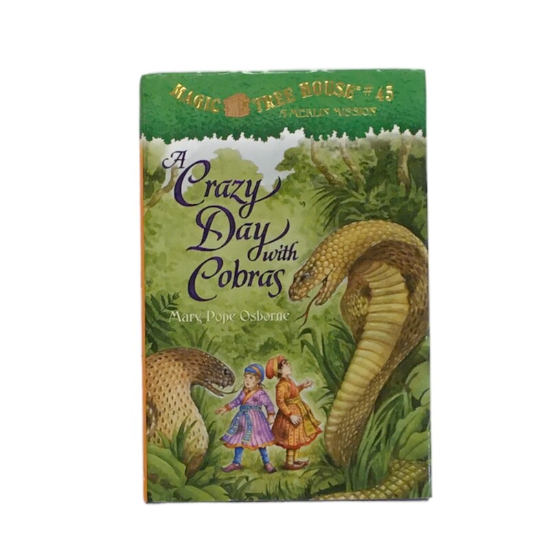 Magic Tree House #45, Book; A Crazy Day with Cobras, A Merlin Mission

Located at Pipsqueak Resale Boutique inside the Vancouver Mall or online at:

#resalerocks #pipsqueakresale #vancouverwa #portland #reusereducerecycle #fashiononabudget #chooseused #consignment #savemoney #shoplocal #weship #keepusopen #shoplocalonline #resale #resaleboutique #mommyandme #minime #fashion #reseller                                                                                                                                      All items are photographed prior to being steamed. Cross posted, items are located at #PipsqueakResaleBoutique, payments accepted: cash, paypal & credit cards. Any flaws will be described in the comments. More pictures available with link above. Local pick up available at the #VancouverMall, tax will be added (not included in price), shipping available (not included in price, *Clothing, shoes, books & DVDs for $6.99; please contact regarding shipment of toys or other larger items), item can be placed on hold with communication, message with any questions. Join Pipsqueak Resale - Online to see all the new items! Follow us on IG @pipsqueakresale & Thanks for looking! Due to the nature of consignment, any known flaws will be described; ALL SHIPPED SALES ARE FINAL. All items are currently located inside Pipsqueak Resale Boutique as a store front items purchased on location before items are prepared for shipment will be refunded.