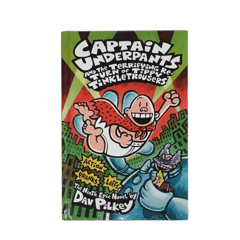 Captain Underpants #9 And The Terrifying Re-turn of Tippy Tinkletrousers, Book

Located at Pipsqueak Resale Boutique inside the Vancouver Mall or online at:

#resalerocks #pipsqueakresale #vancouverwa #portland #reusereducerecycle #fashiononabudget #chooseused #consignment #savemoney #shoplocal #weship #keepusopen #shoplocalonline #resale #resaleboutique #mommyandme #minime #fashion #reseller                                                                                                                                      All items are photographed prior to being steamed. Cross posted, items are located at #PipsqueakResaleBoutique, payments accepted: cash, paypal & credit cards. Any flaws will be described in the comments. More pictures available with link above. Local pick up available at the #VancouverMall, tax will be added (not included in price), shipping available (not included in price, *Clothing, shoes, books & DVDs for $6.99; please contact regarding shipment of toys or other larger items), item can be placed on hold with communication, message with any questions. Join Pipsqueak Resale - Online to see all the new items! Follow us on IG @pipsqueakresale & Thanks for looking! Due to the nature of consignment, any known flaws will be described; ALL SHIPPED SALES ARE FINAL. All items are currently located inside Pipsqueak Resale Boutique as a store front items purchased on location before items are prepared for shipment will be refunded.