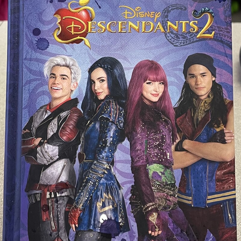 Disney Descendants 2, Purple, Size: Hardcover