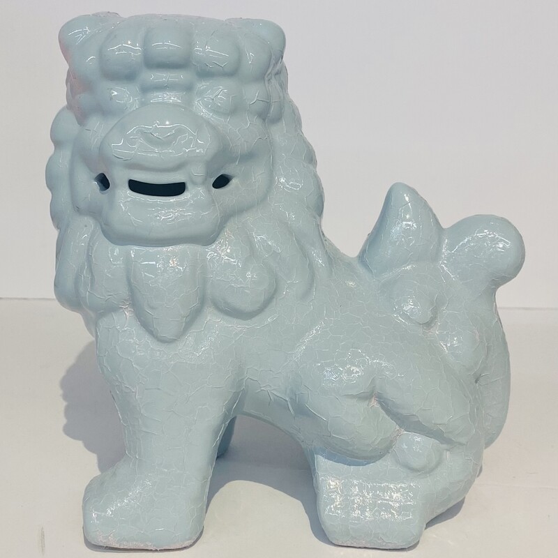 Crackle Ceramic Foo Dog
Blue and Pink
Size: 7x8H